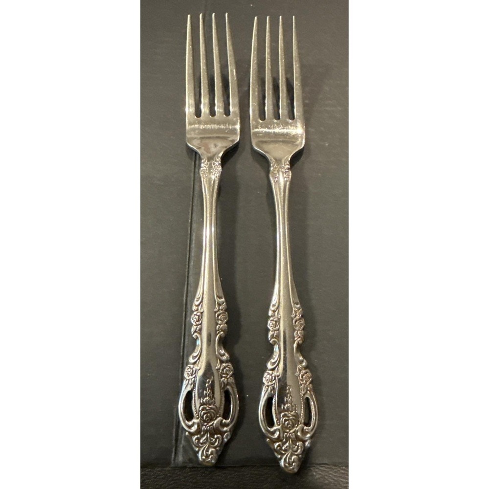 Oneida Brahms Community‎ Dinner Fork Forks Stainless Steel Set Of 2